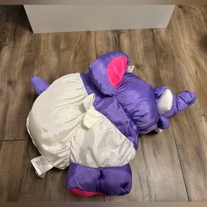 1994 Fisher Price Big Things Nylon Puffalump Plush, hole